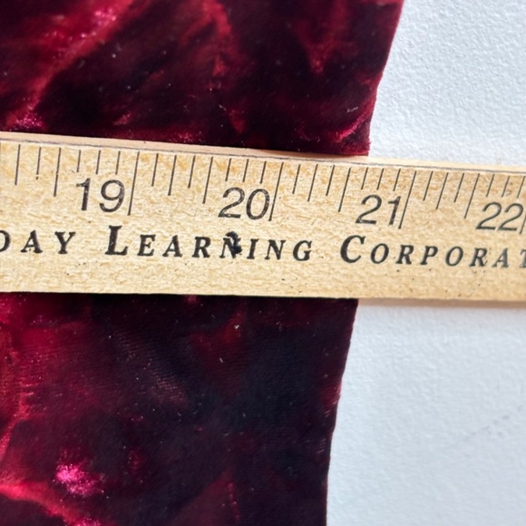 VTG Y2K Velvet Babydoll Maxi Dress 11-12 Bari Jay Whimsigoth Fairy Grunge Witchy - Picture 12 of 13